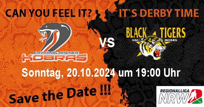 Kobras erwarten die Black Tigers aus Moers zum Niederrheinderby